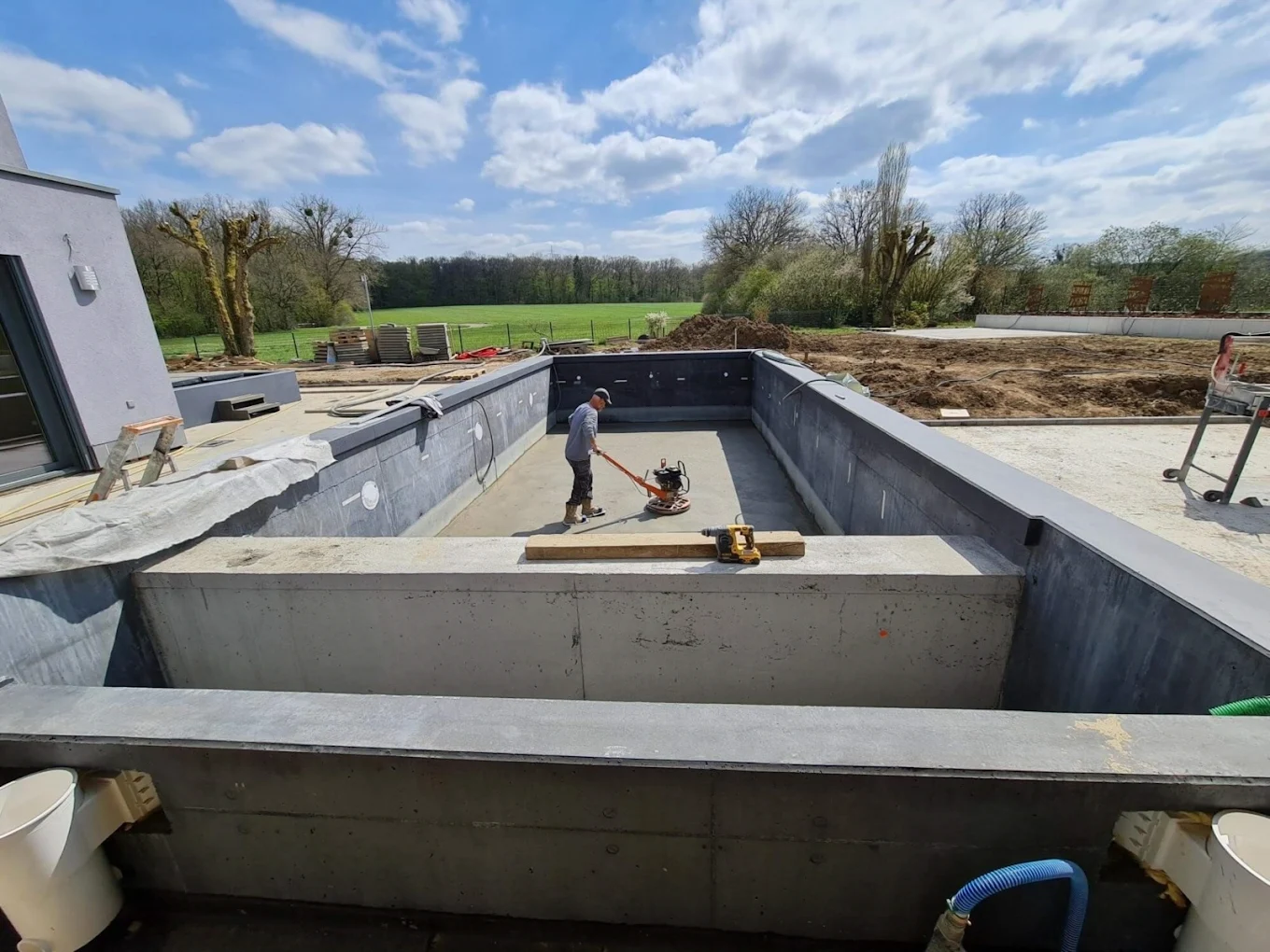 construction piscine